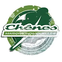 Logo blanc Maisons Chênes