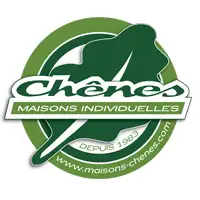 Logo blanc Maisons Chênes