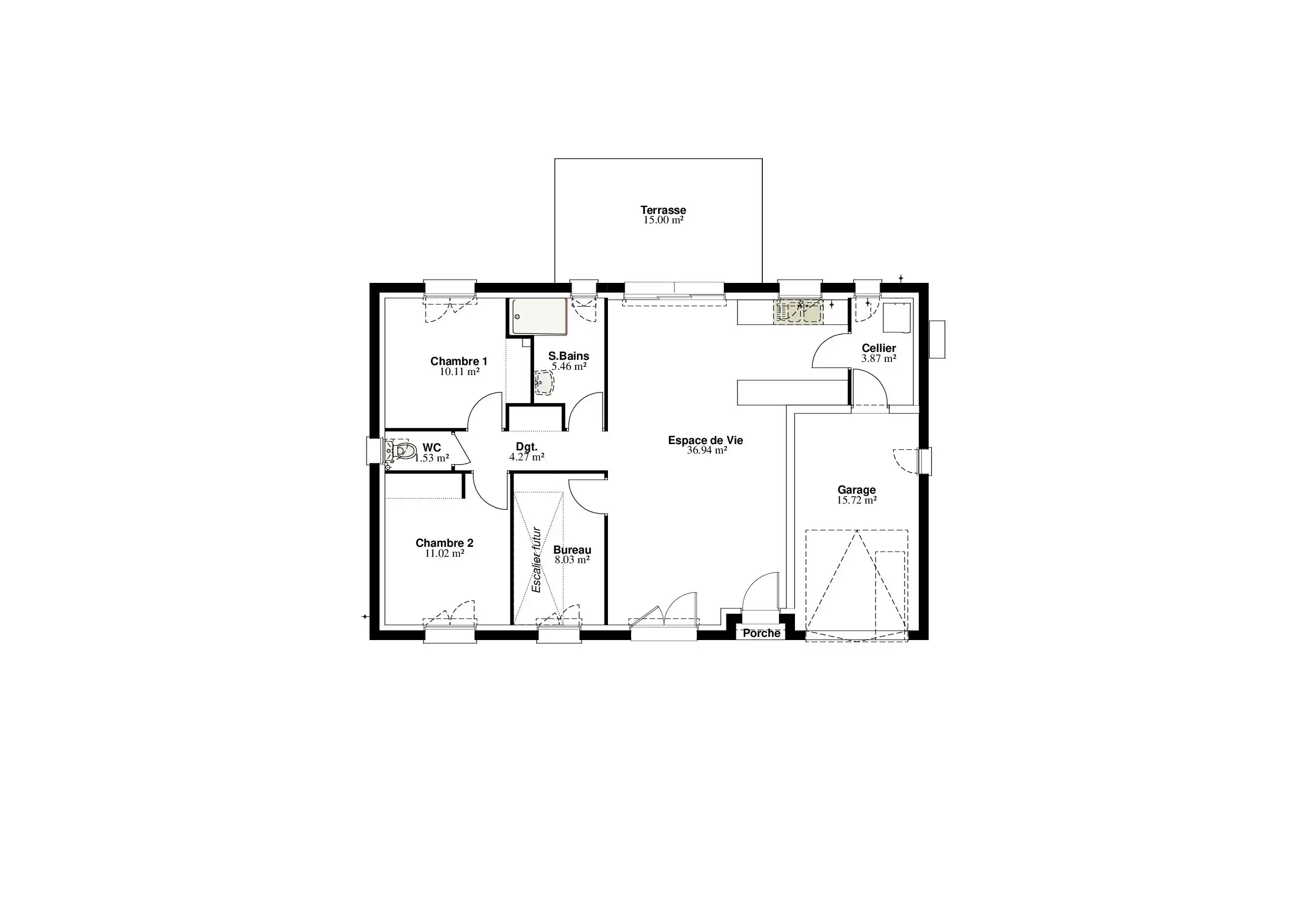 Image Maison neuve à vendre de 81.20 m² à Epoisses (21)