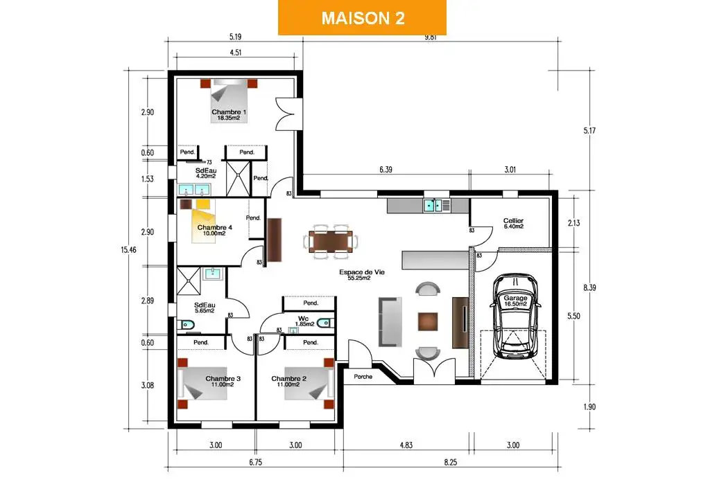 Image Maison neuve à vendre de 123 m² à Rosoy (89)